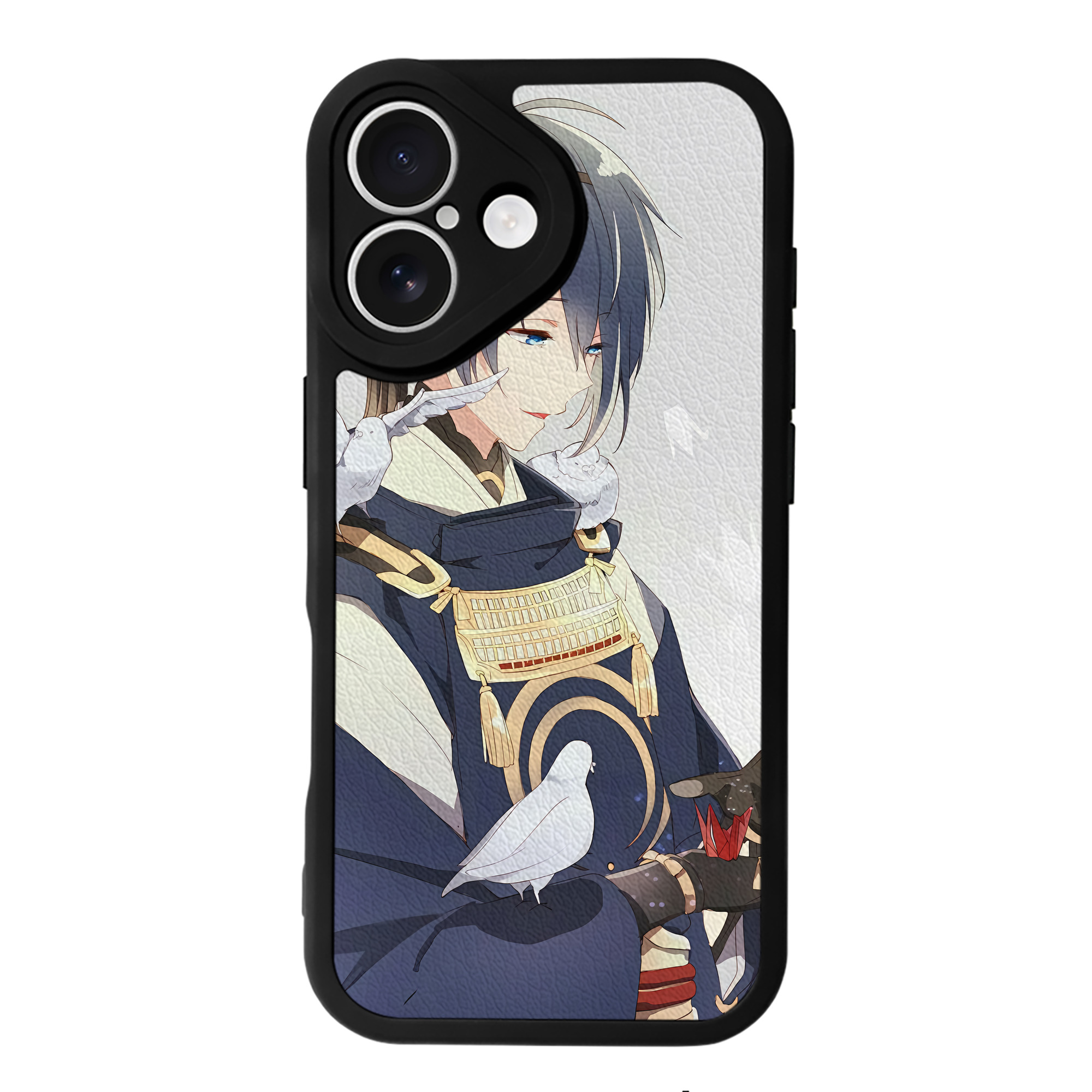 （画像用） 刀剣乱舞 Touken Ranbu 【iPhone 16シリーズ対応】シリコンスマホケース（レザー調） 材質：シリコン